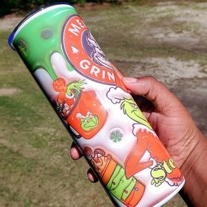 Custom Inflated Grinch Starbucks Tumbler